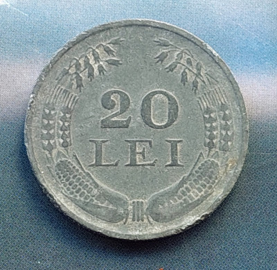 Moneda 20 lei 1942 necuratata foto