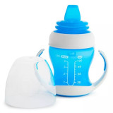 Cana Gentle Munchkin cu manere 118 ml 4L+ blue