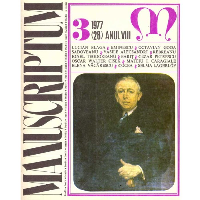 colectiv - Manuscriptum - 3/1977 (28) Anul VIII - - 136517
