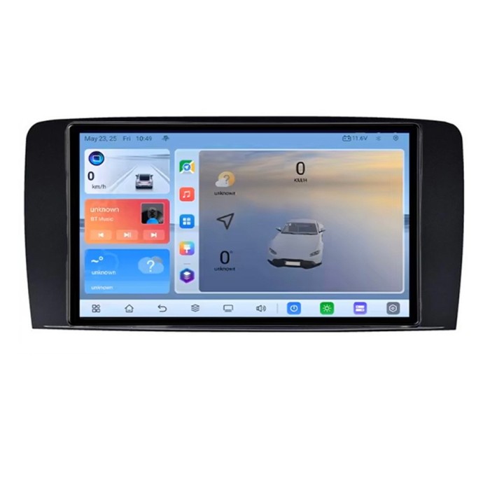 Navigatie Mercedes Clasa R C-215 Android 8 Core 2.2 Ghz 8+128 Qled 1K ADAS 4G LTE GPS 360 KIT-215+EDT-E409V3 CarStore Technology