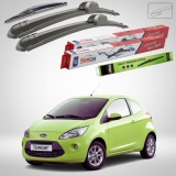 Cumpara ieftin Ștergătoare Ford Ka Gen II RU8 Hatchback 2008-2010 | Set Față și Spate Flat &ndash; TeamCar&reg;