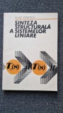 SINTEZA STRUCTURALA A SISTEMELOR LINIARE - Ionescu