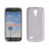 Husa Silicon S-Line Albă pentru Samsung Galaxy S4 Mini I9190 - Protecție Telefon