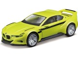 Macheta Maisto BMW 3.0 CSL 1:43 galben replica metal die-cast