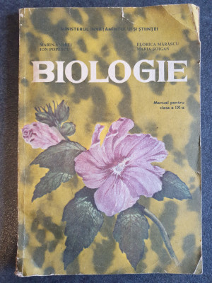 BIOLOGIE VEGETALA MANUAL CLASA IX, 1992, 150 pag, stare buna foto