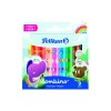 Carioca combino super 411, set 9 culori, varf gros, Pelikan