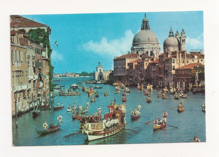 FA52-Carte Postala-ITALIA-Canal Grande, Regata Storica, necirculata 1968