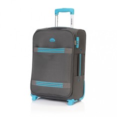 LAMONZA Troler STREAM 54X36X20 CM GRI/TURCOAZ ProVoyage Vacation