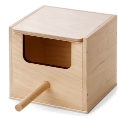 Cuib pasari din lemn 12/11 cm