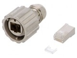 Mufă RJ45 Cat 5e Ecranat 8p8c 4,83-6,73mm