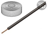 Cablu litat PVC maro &icirc;nchis 10m 60V 0,14mm2