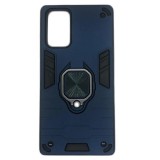 Cumpara ieftin Husa telefon Plastic Samsung Note 20 zn980 antishock Rugged Sergeant Armor Ring blue
