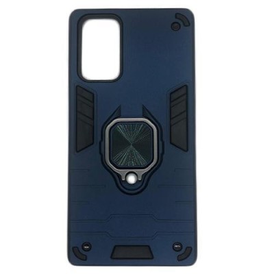 Husa telefon Plastic Samsung Note 20 zn980 antishock Rugged Sergeant Armor Ring blue foto