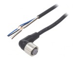 Cablu de conectare M12 4 pini unghi 5m PVC