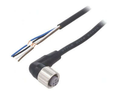 Cablu de conectare M12 4 pini unghi 5m PVC foto