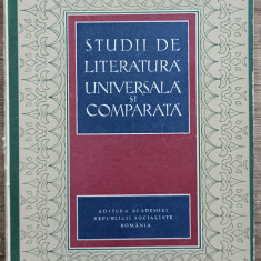 Studii de literatura universala si comparata - I. C. Chitimia// 1970