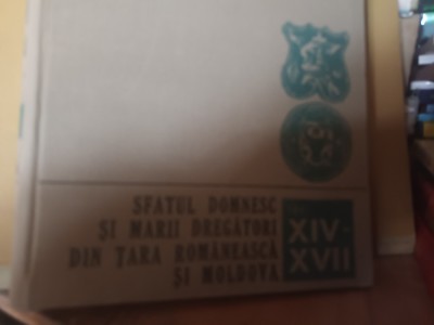 SFATUL DOMNESC ȘI MARII DREGATORI DIN TARA ROMANEASCA SI MOLDOVA - STOICESCU foto