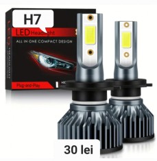Becuri LED H7 20000LM set 2buc foto