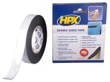 Bandă adezivă dublă acrilică neagră 25mm x 10m, HPX