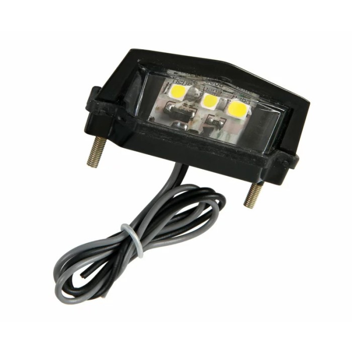 Lampa iluminat numar inmatriculare cu 3 SMD 12V - Alb Garage AutoRide