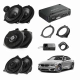 Cumpara ieftin Pachet sistem audio PlugPlay Audison dedicat BMW K4E X4M A4E + Amplificator AF C8.14bit + Conectica dedicata
