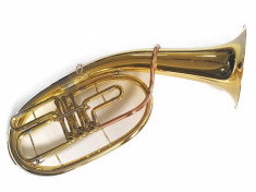 Tenor Horn Karl Glaser 3 clape Bb Bariton auriu foto