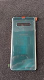 Capac Original Samsung Galaxy S10+ cu Geam Camera (Nou) SERVICE PACK GREEN