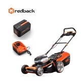 Redback Pachet E148C+EP40+EC20 Masina de tuns gazon acumulatori 40V, 470mm, 60L