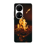 Husa compatibila cu Huawei Nova Y70 model Dancing fire, Silicon, TPU, Viceversa, Transparent, Carcasa