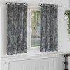 VidaXL Draperie cu perdele 2 pcs Gri 175 x 140 cm Catifea