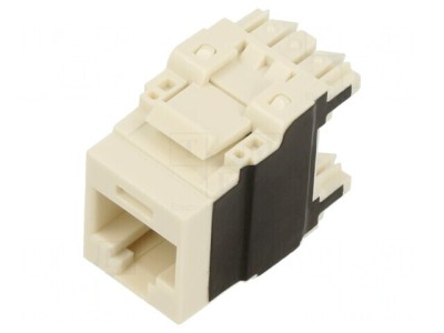 Soclu RJ45 Cat 6a Alb IDC foto