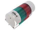 Semnalizator LED roşu/verde 24VDC