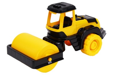 Utilaj compactor de jucarie, TechnoK,38 cm, galben foto