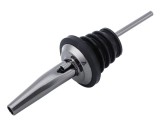 Cumpara ieftin Dop cu picurator pentru bauturi, otel inoxidabil, 10.8 x 2.9 cm, negru