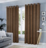 Set draperii tip tesatura in cu inele auriu antic, Madison, 150x235 cm, densitate 700 g/ml, Severina, 2 buc
