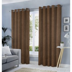 Draperie tip tesatura in cu inele gri, Madison, 150x245 cm, densitate 700 g/ml, Severina, 1 buc