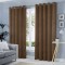 Draperie tip tesatura in cu inele auriu antic, Madison, 150x210 cm, densitate 700 g/ml, Severina, 1 buc