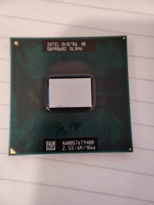 Intel Core 2 Duo T9400, 2,53 GHz, 6 mb Cache,1066MHz, Sk. P + Plic Pasta termica foto