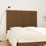 VidaXL Tăblie de pat pentru perete, maro miere 159,5x3x110 cm lemn pin
