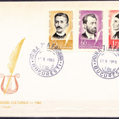 TSV$ - FDC 1965 LP 606 ANIVERSARI CULTURALE