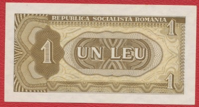Bancnota 1 LEU 1966 UNC foto