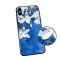 Husa SAMSUNG Galaxy S20 - Flowers 3D (Albastru)