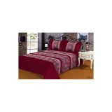 Cumpara ieftin Set Cuvertura Pat din Matase si Catifea - LIM155