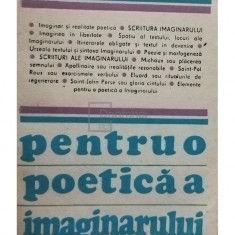 Jean Burgos - Pentru o poetică a imaginarului (editia 1988)