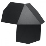 Lampă De Perete Trio Negru Oțel 2 Becuri Neregulate Modernă De Interior