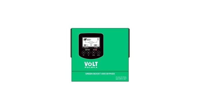 Volt Polska GREEN BOOST 4000 BYPASS (160-350VDC) Panou solar cu undă sinusoidală modificată Convertor colector solar Invertor solar