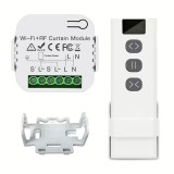 Sistem Automatizare Rulouri, Jaluzele, Perdele, Draperii WiFi Tuya 16A cu Telecomandă RF Smart Home