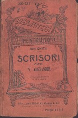 C8617N Scrisori către V Alecsandri de Ion Ghica, volumul IV (volum suplementar), Biblioteca pentru toți