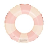 Colac de inot gonflabil pentru copii, in dungi roz- galben, flippy, diametru 66 cm