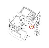 Amortizor pavilion Citroen C3 PLURIEL (HB), 09.2003-07.2010, plafon, model CABRIO, lungime 287mm, cursa 105mm, forta 700N, 8731H2